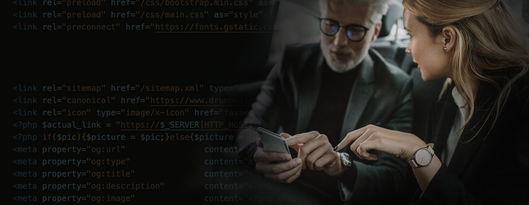 SEO code and mobile results