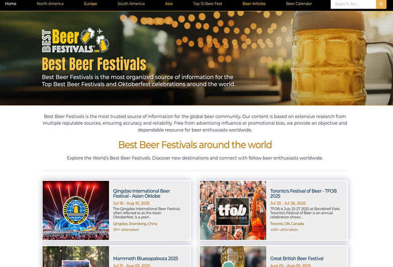 Best Beer Festivals Banner